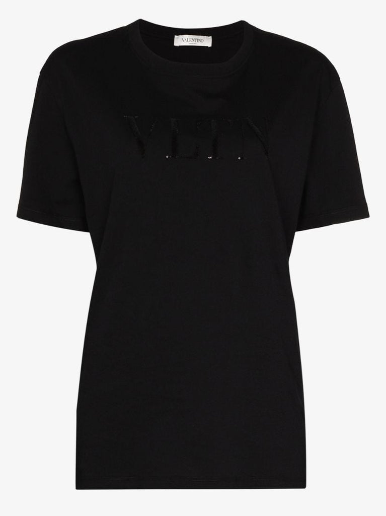 Vltn Sequin Logo T-shirt
