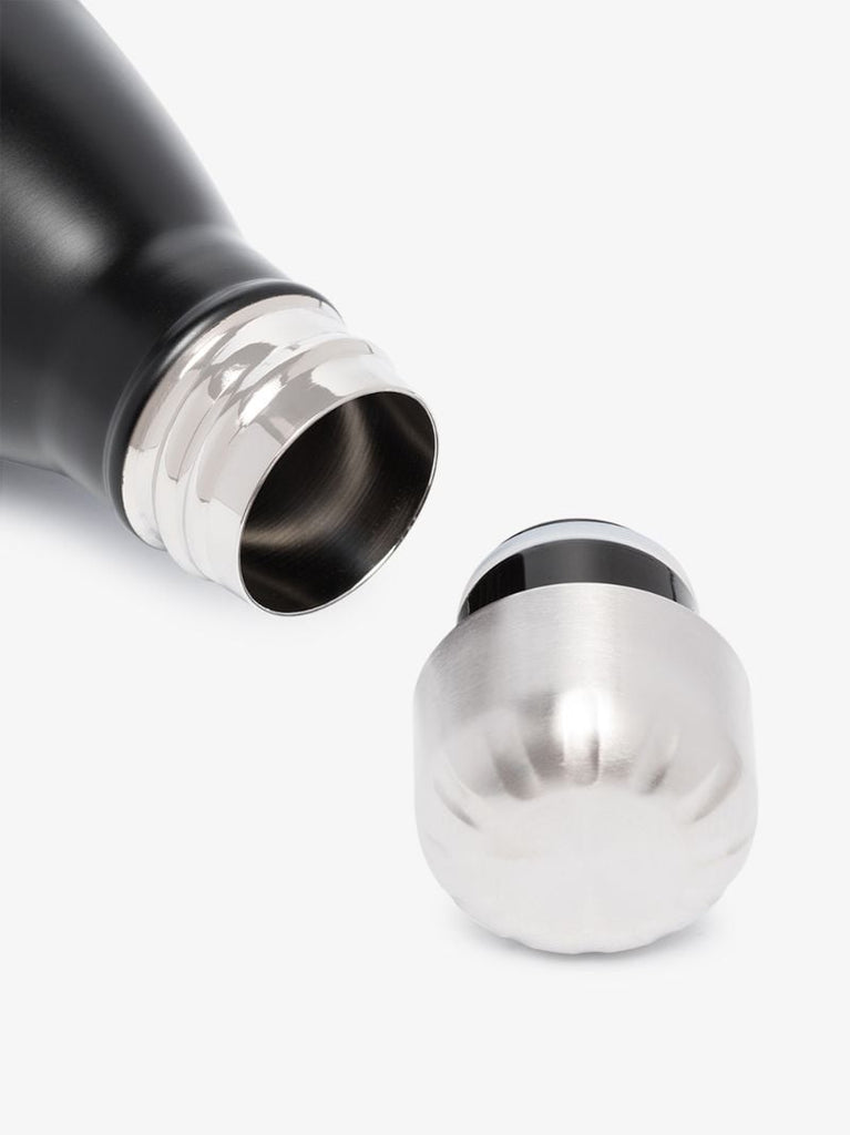 Black Save the Ocean Water Bottle