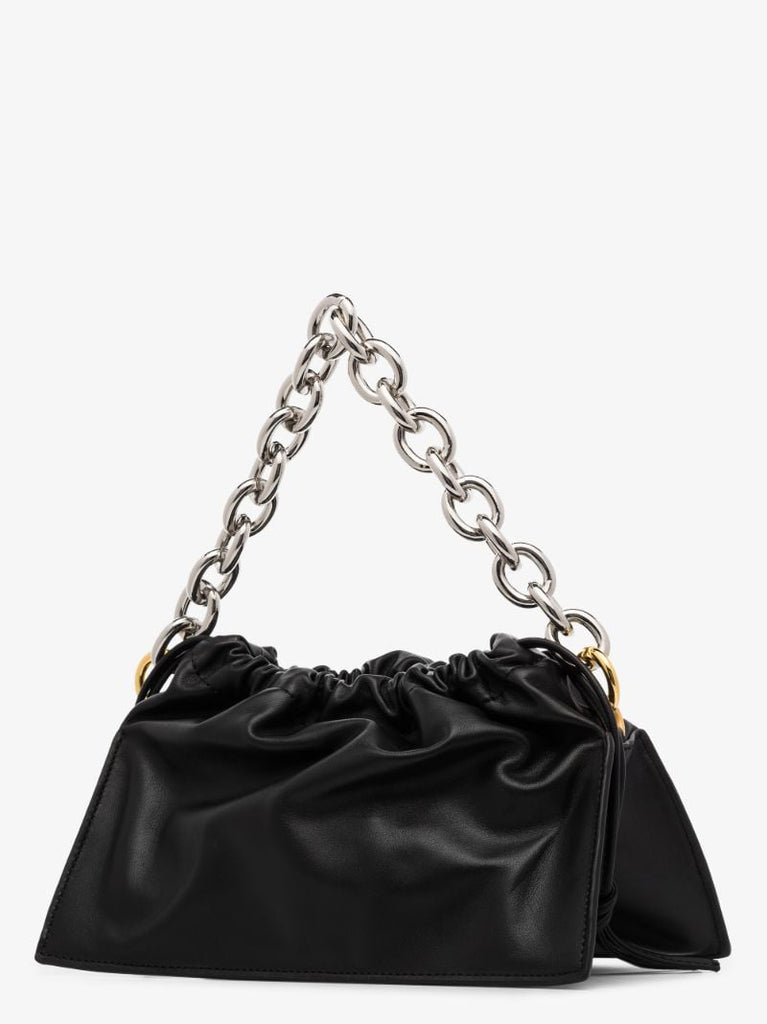 Black Bom Leather Shoulder Bag