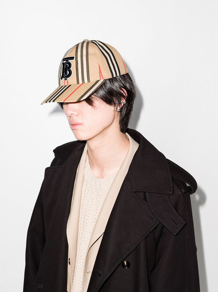 Brown Icon Stripe Baseball Cap