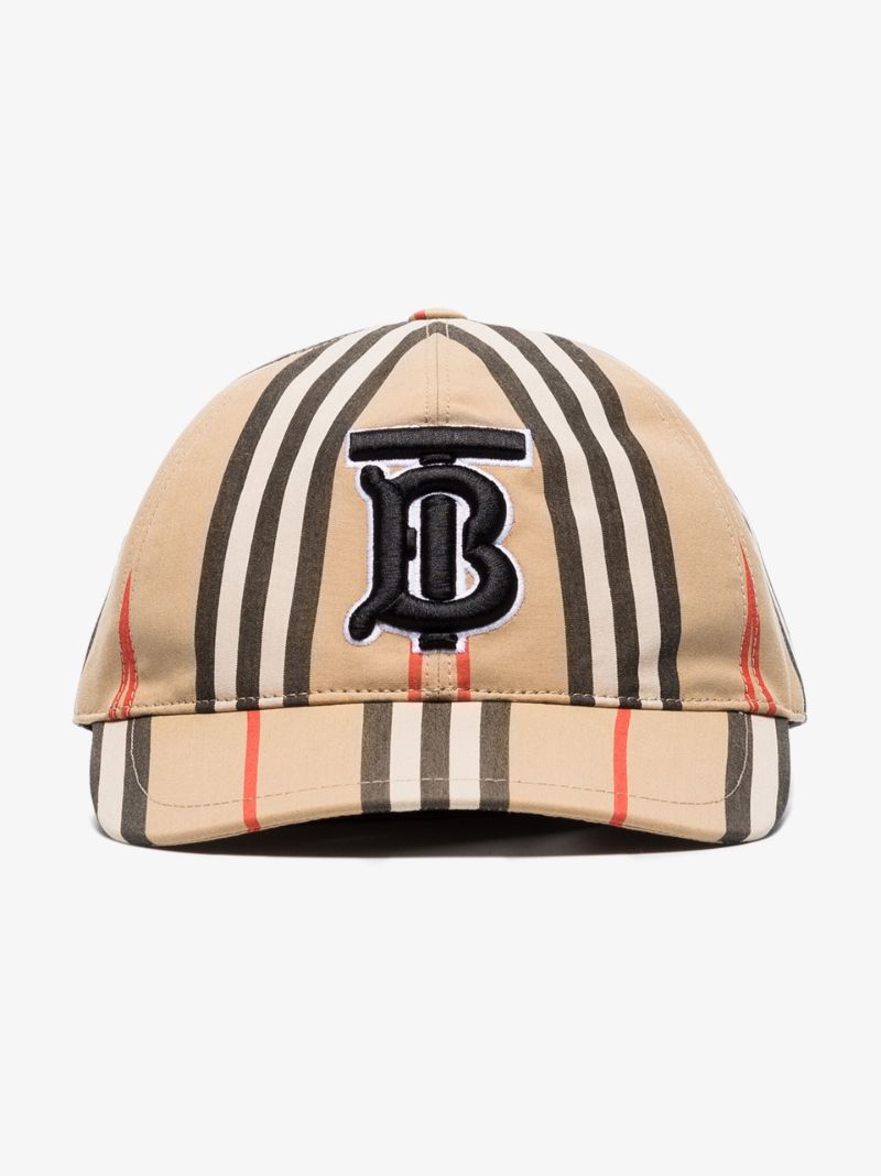 Brown Icon Stripe Baseball Cap