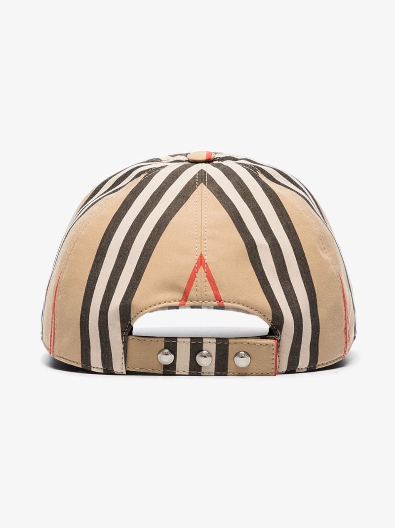 Brown Icon Stripe Baseball Cap