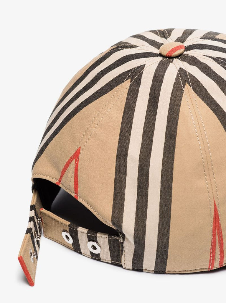 Brown Icon Stripe Baseball Cap