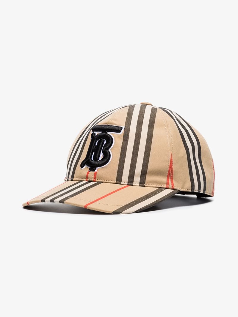 Brown Icon Stripe Baseball Cap
