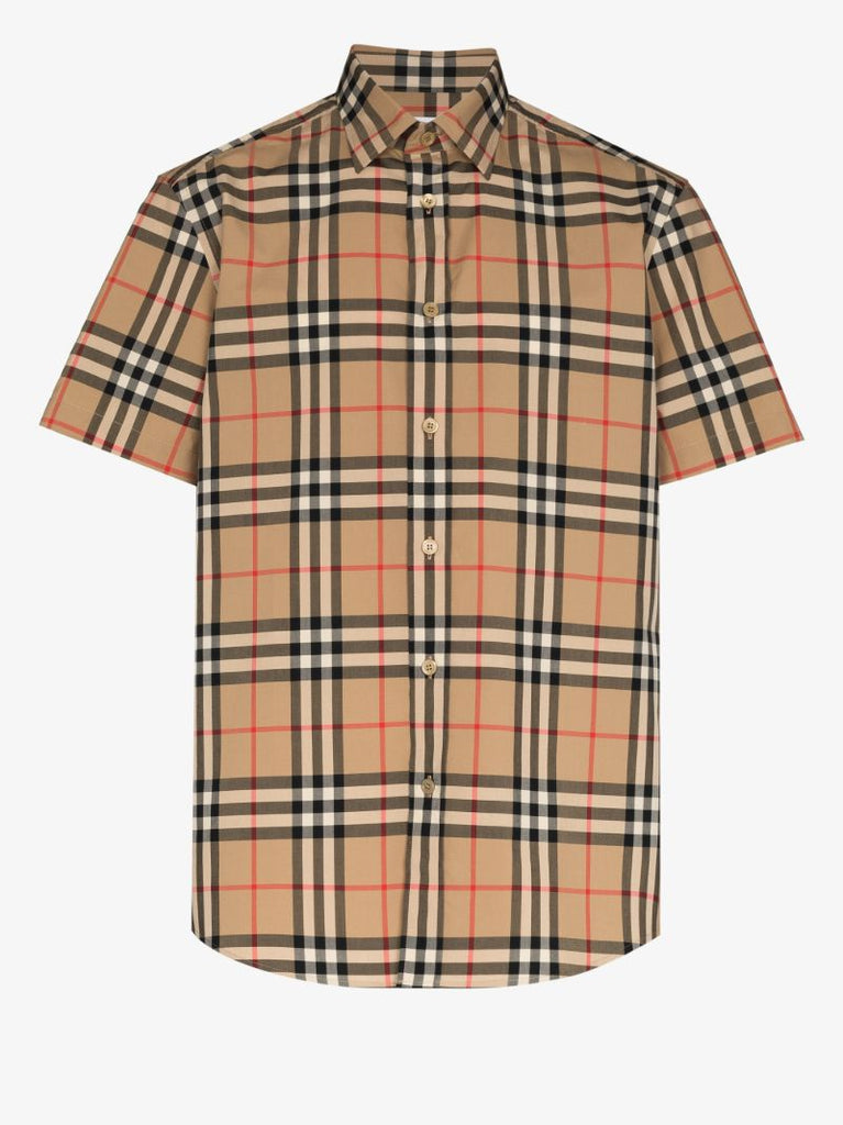 Neutral Caxton Vintage Check Shirt