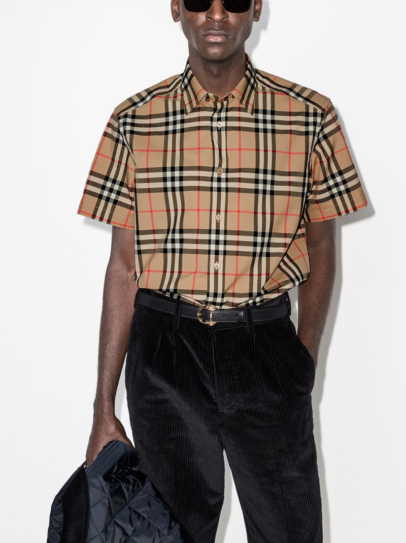Neutral Caxton Vintage Check Shirt