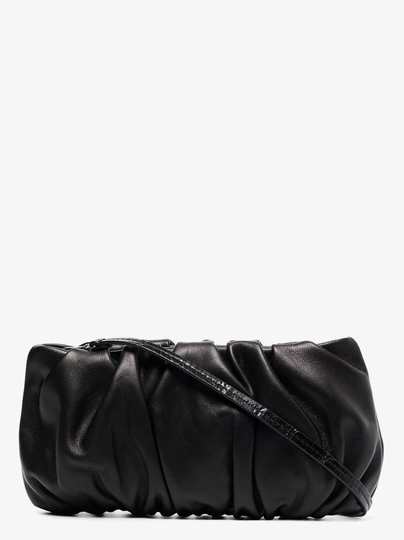 Black Bean Convertible Leather Shoulder Bag
