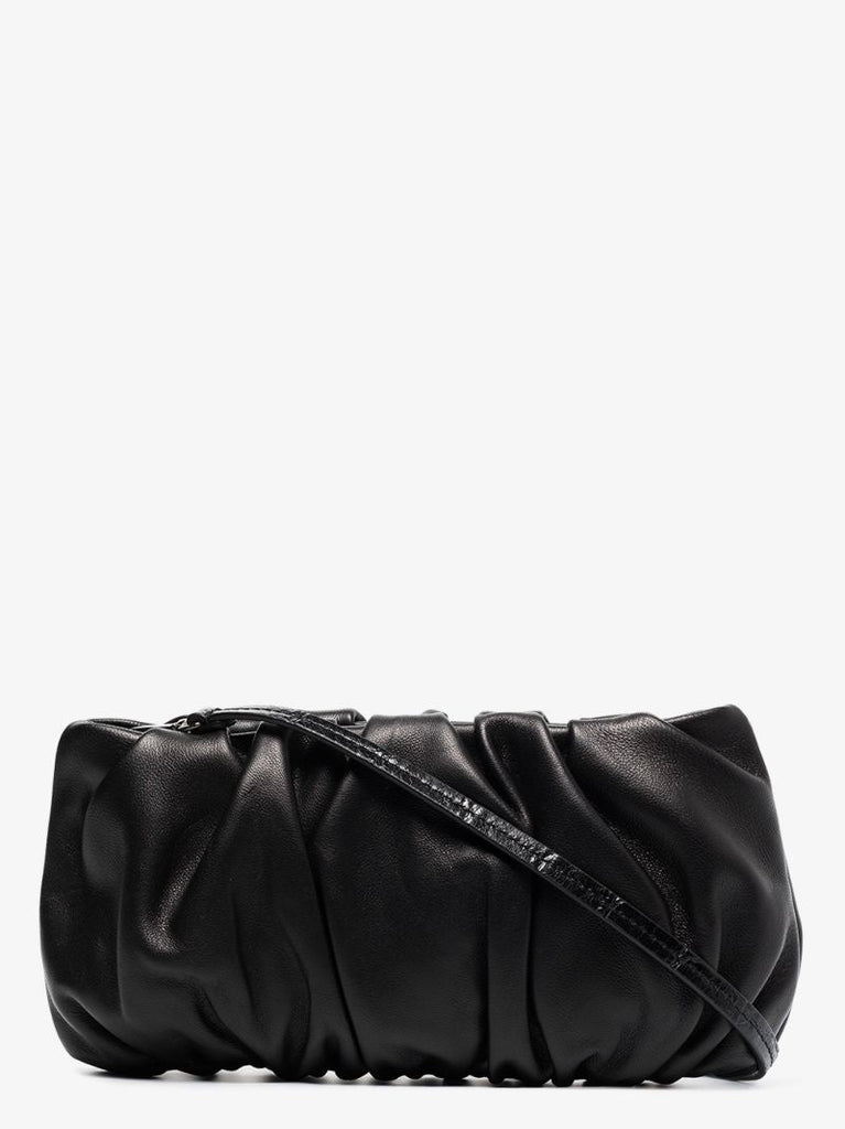 Black Bean Convertible Leather Shoulder Bag