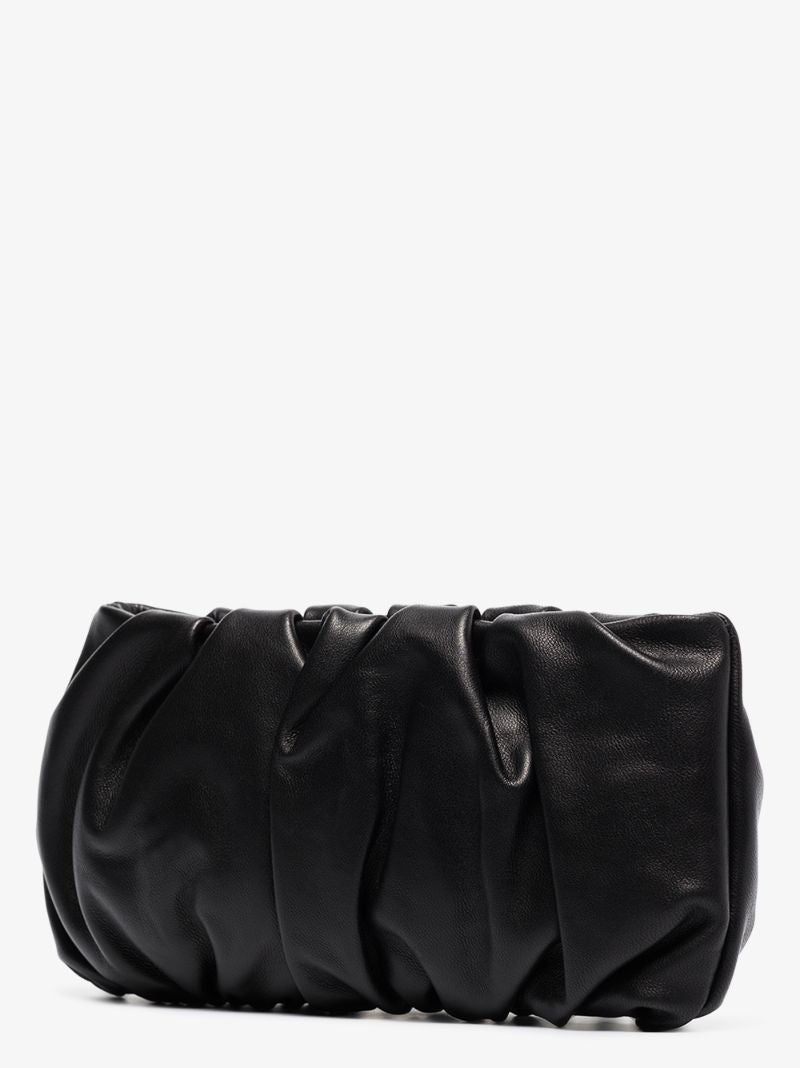 Black Bean Convertible Leather Shoulder Bag