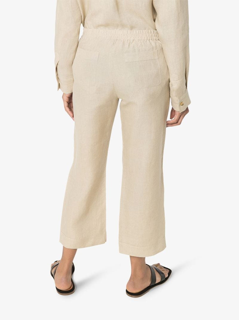 Antibes Wide Leg Linen Trousers