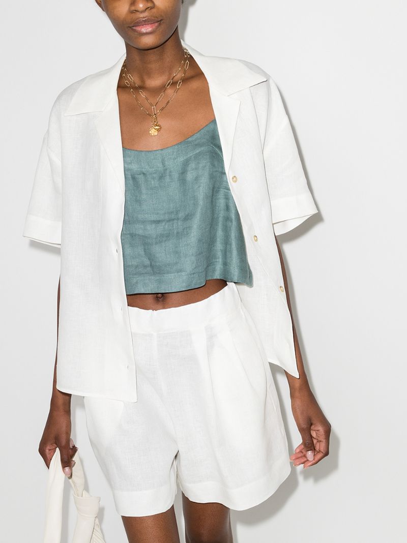 White Prague Short-sleeve Shirt
