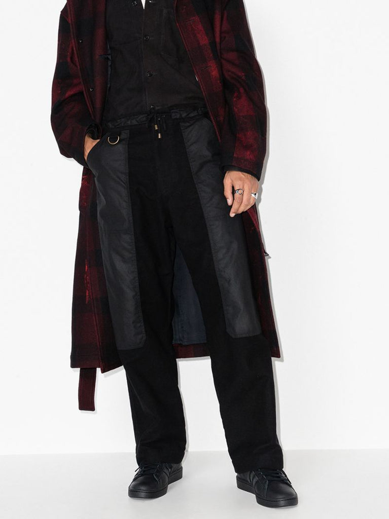 Panelled Drawstring Trousers