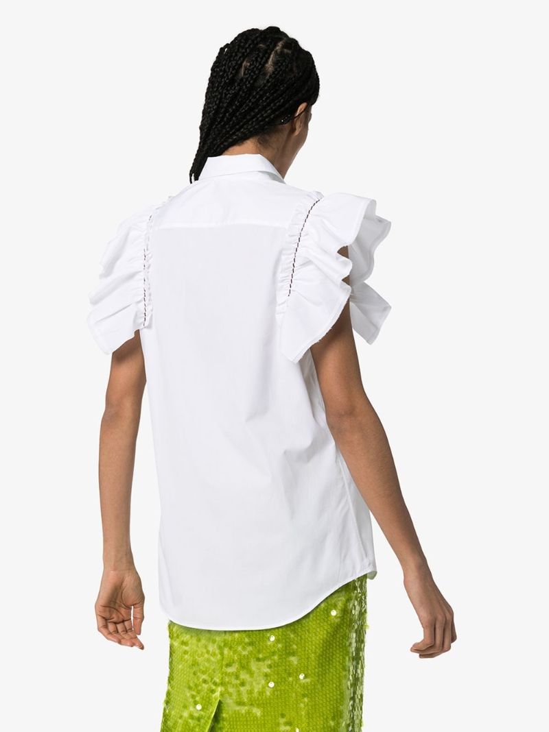 Sleeveless Poplin Blouse