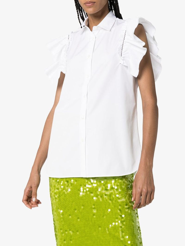Sleeveless Poplin Blouse