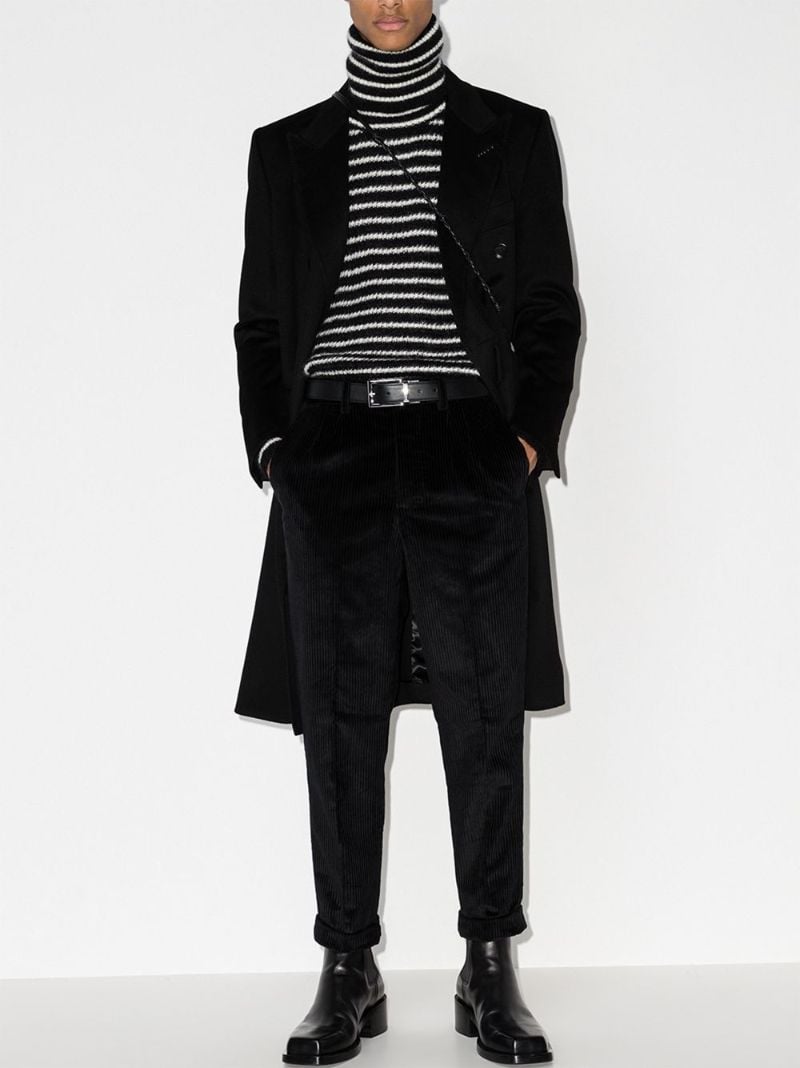 Corduroy Tapered Trousers