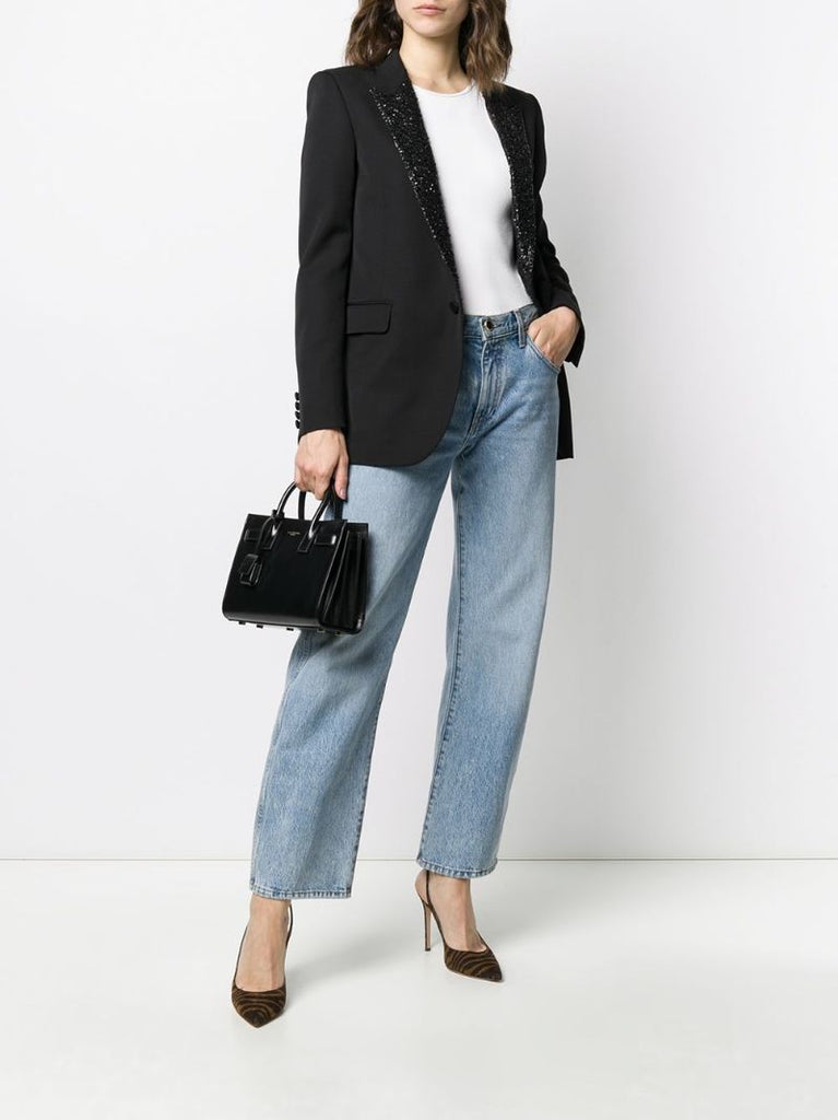 Saint Laurent 398711boo0j1000 Black  Synthetic->carbon