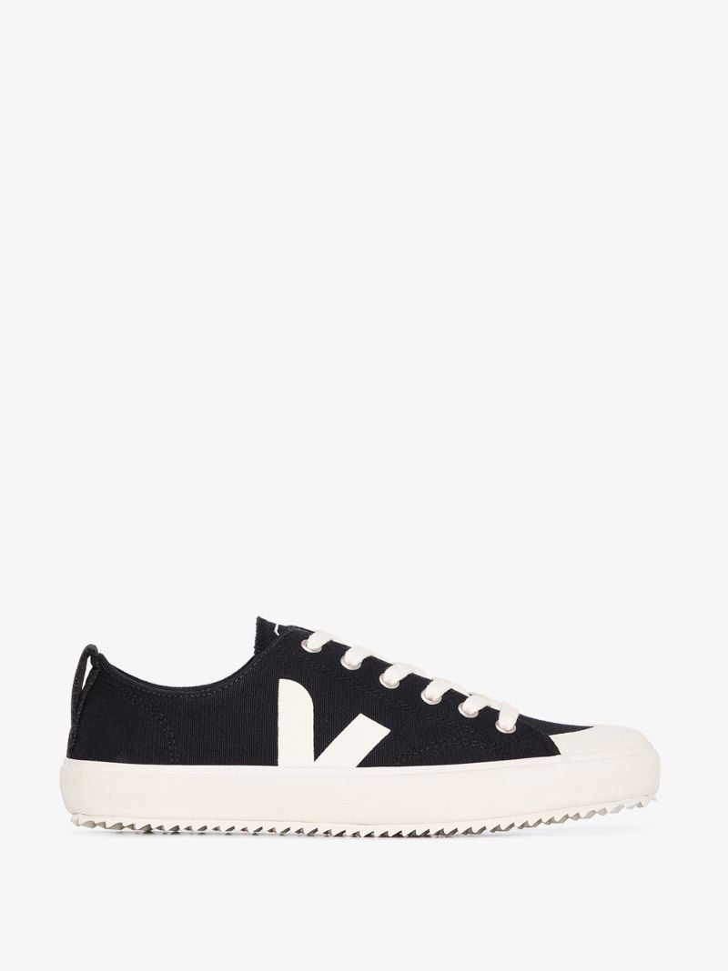 Black Pierre Organic Cotton Canvas Sneakers