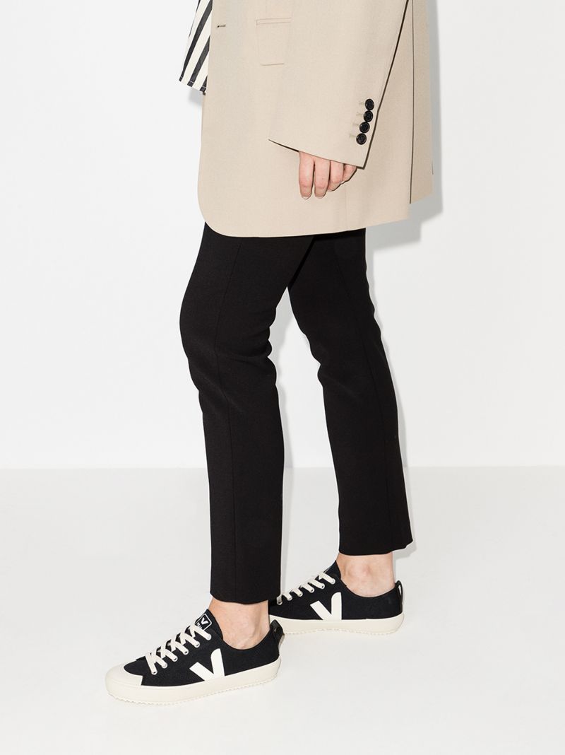 Black Pierre Organic Cotton Canvas Sneakers