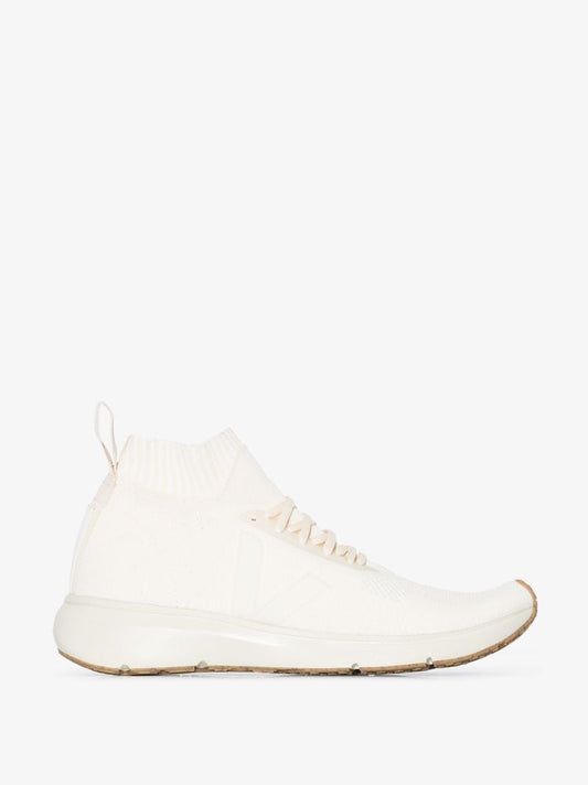 White Sock Knit Sneakers
