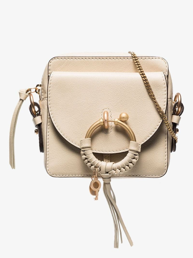 Neutral Joan Leather Cross Body Bag