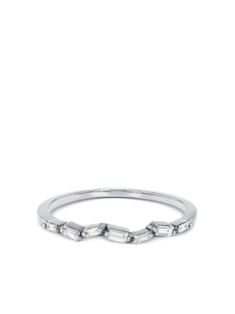 18k White Gold Fireworks Diamond Ring