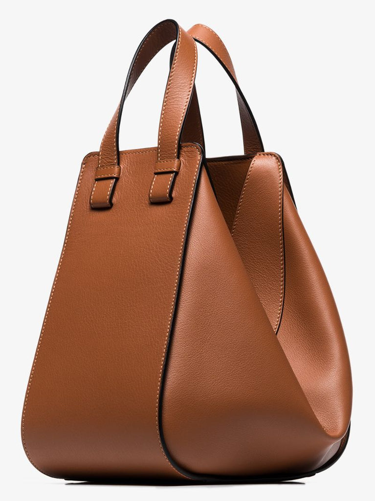 Brown Hammock Small Leather Shoulder Bag