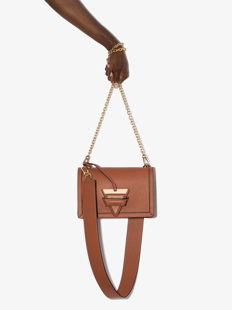 Brown Barcelona Leather Shoulder Bag