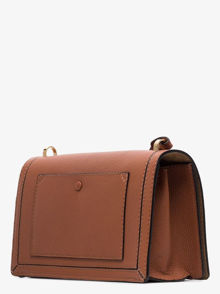 Brown Barcelona Leather Shoulder Bag