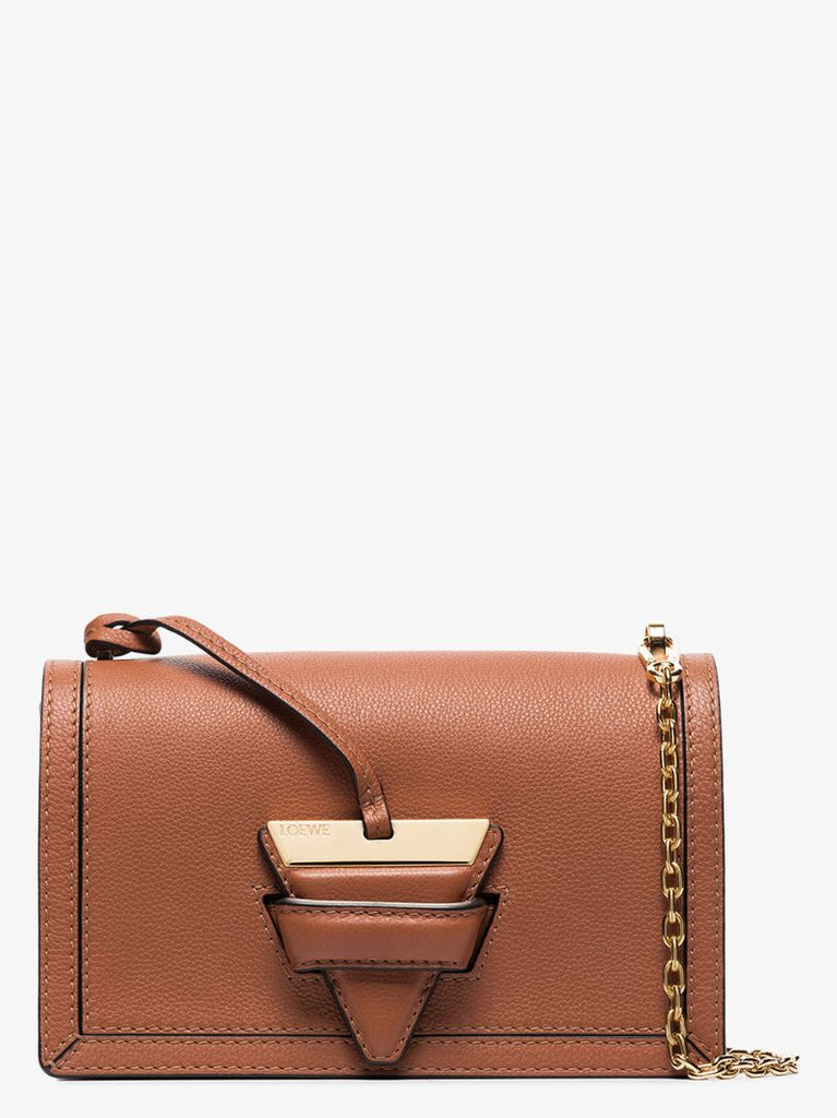 Brown Barcelona Leather Shoulder Bag