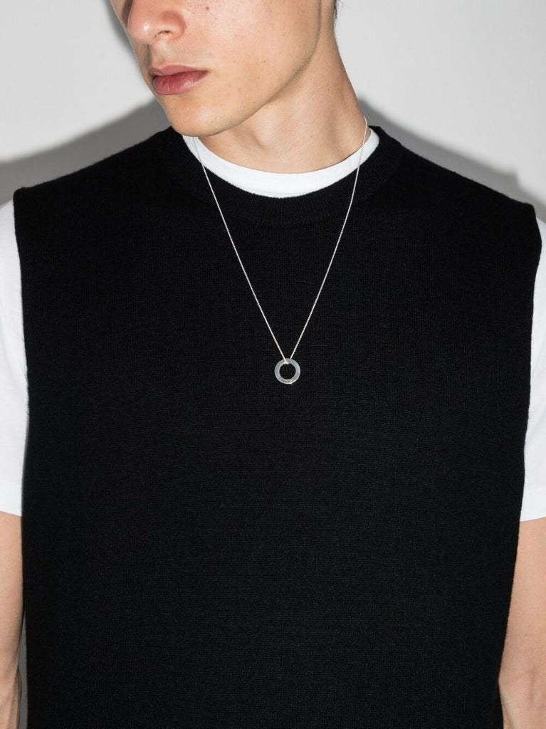 Sterling Silver Le 2.5g Polished Round Necklace