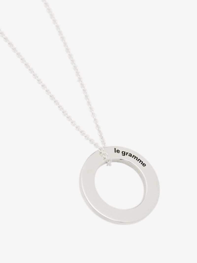 Sterling Silver Le 2.5g Polished Round Necklace