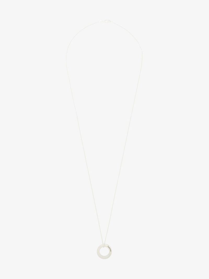 Sterling Silver Le 2.5g Polished Round Necklace