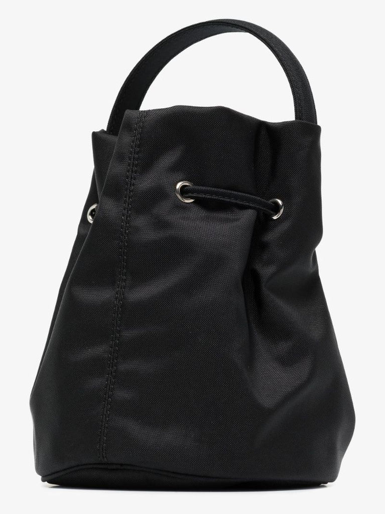 Black Wheel Xs Drawstring Bucket Bag