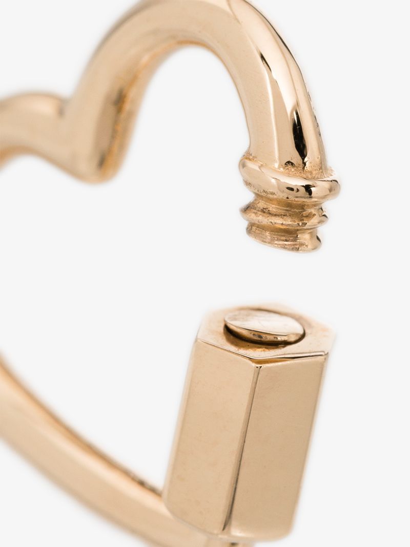 14k Yellow Gold Baby Heart Lock Charm