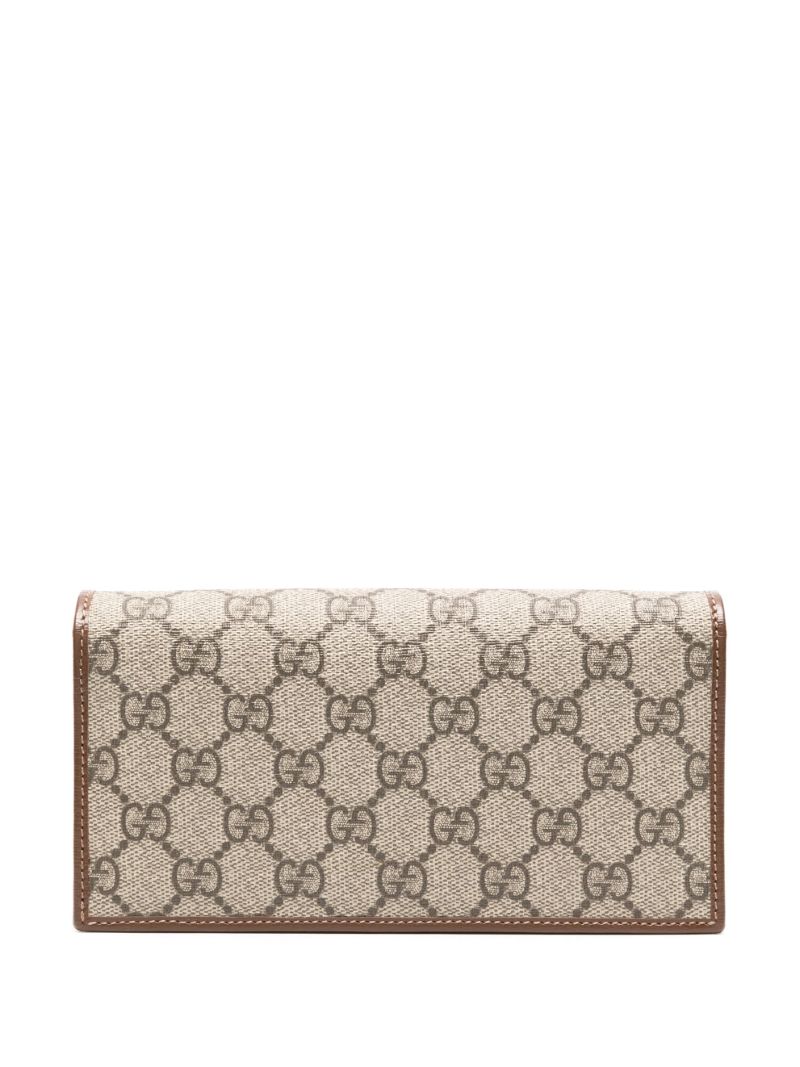 Brown Horsebit 1955 Gg Supreme Wallet on Chain