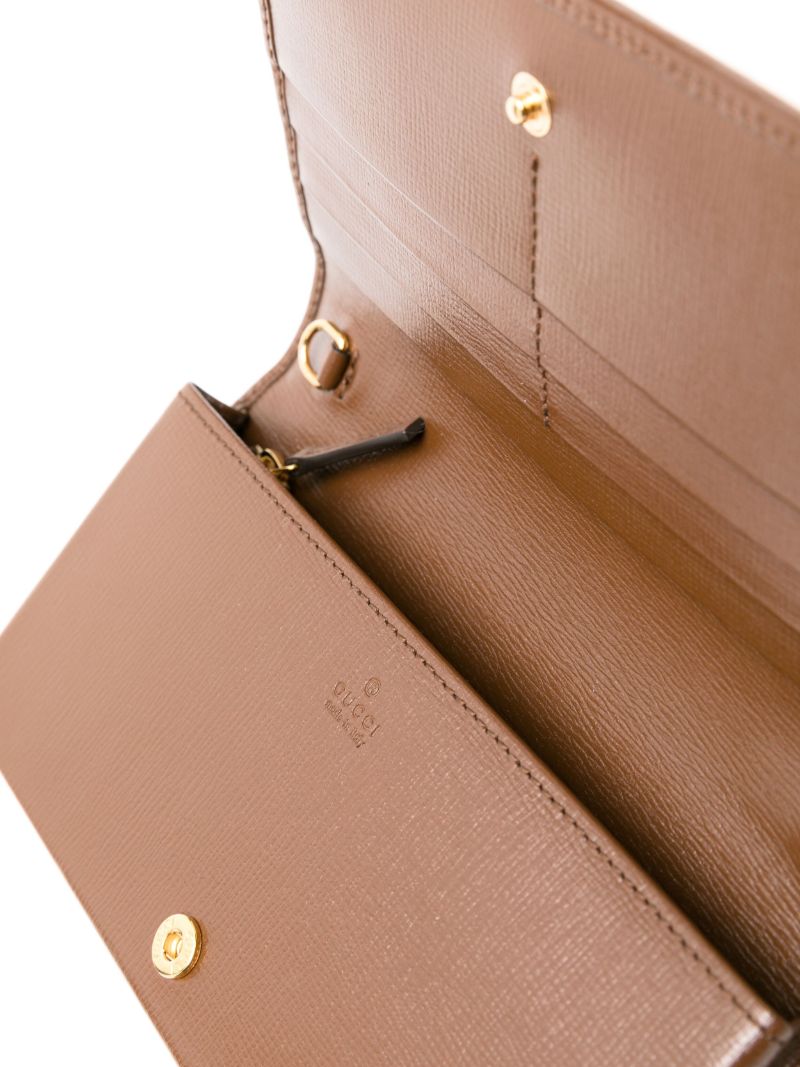 Brown Horsebit 1955 Gg Supreme Wallet on Chain