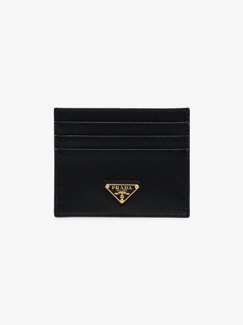 Black Leather Card Holder