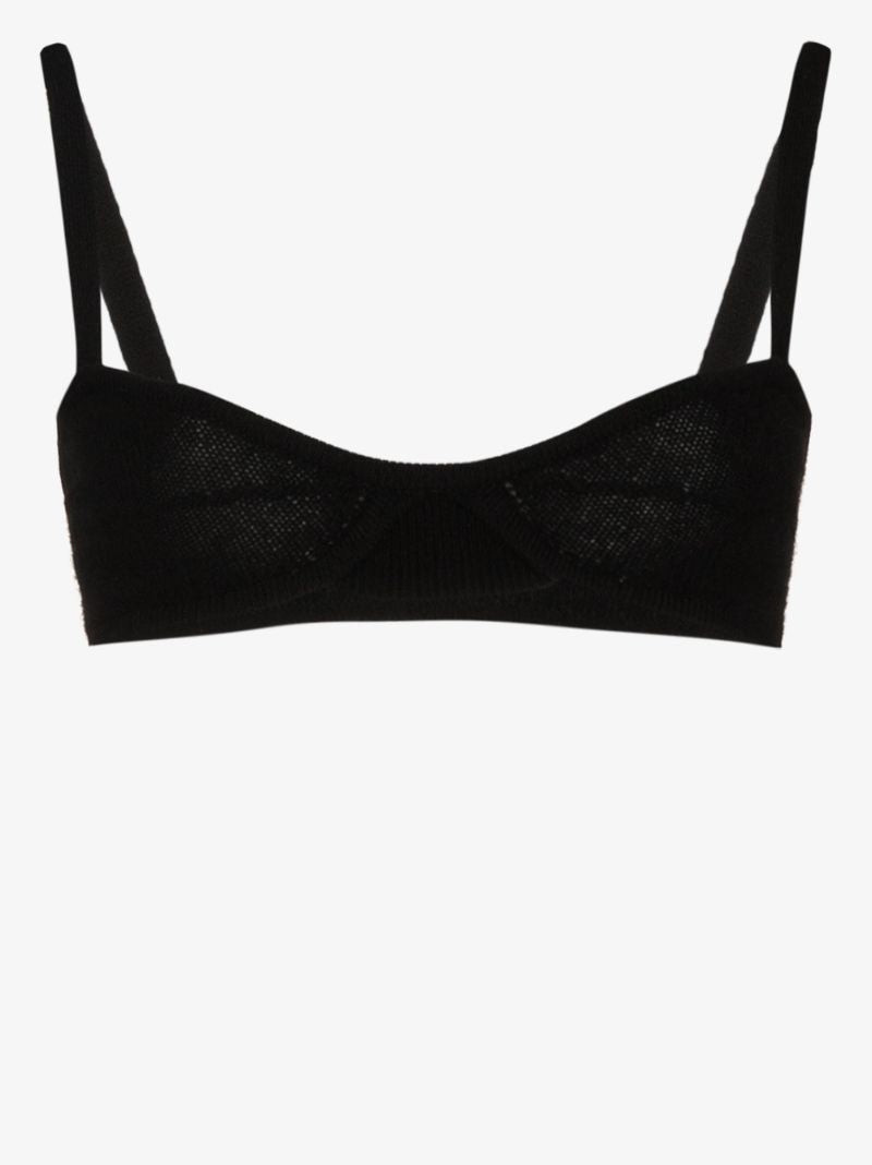 Eda Cashmere-knit Bralette Top