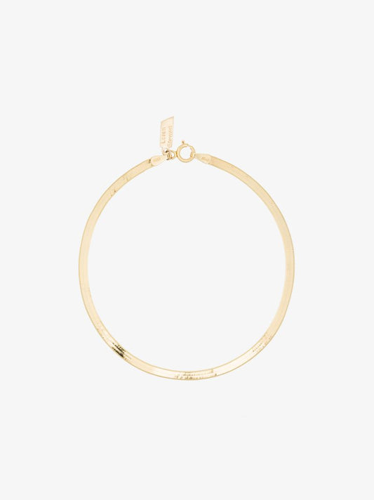 Herringbone 10kt Yellow Gold Bracelet
