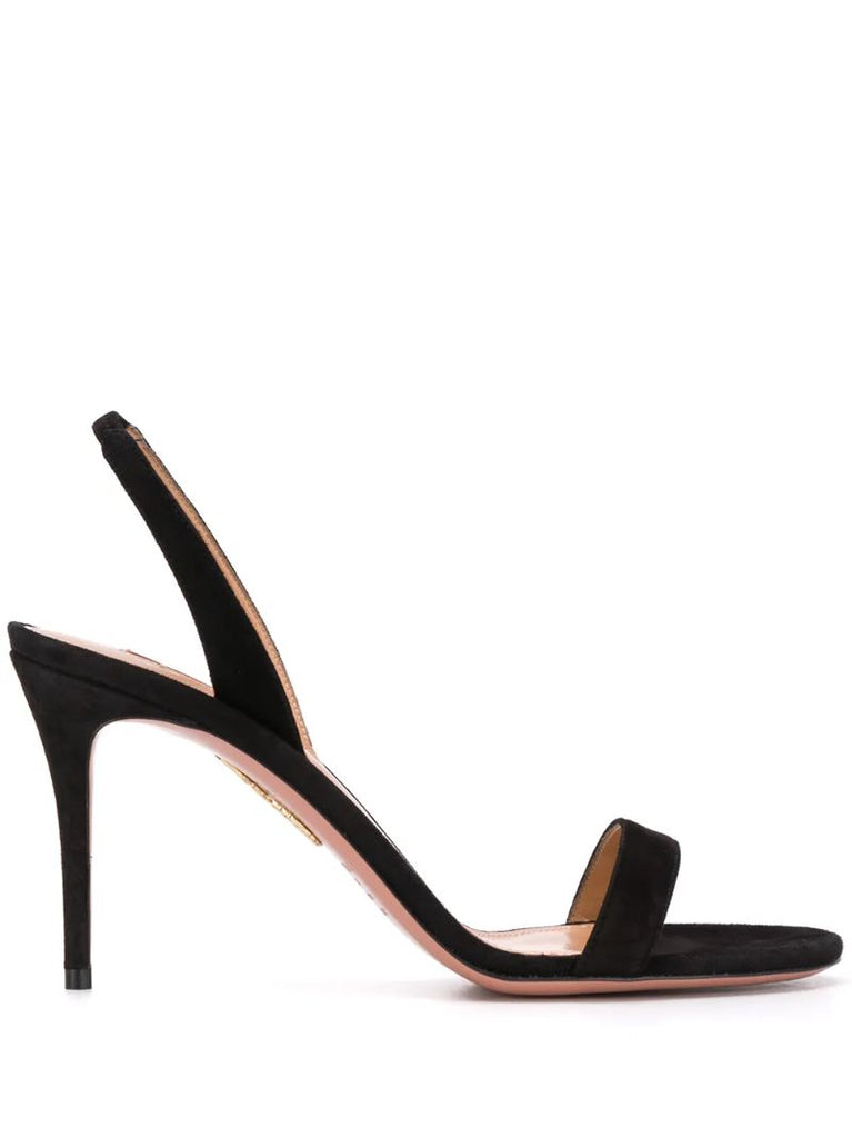 So Nude Mid-heel Sandals