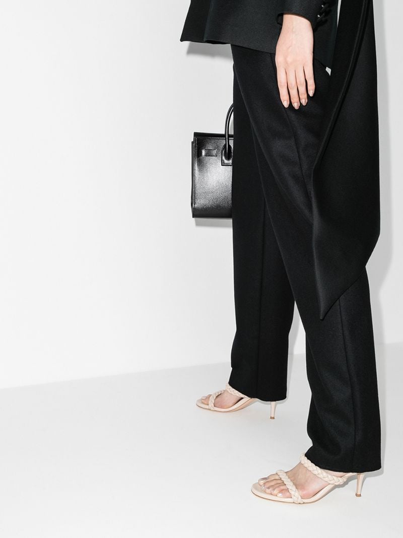 Neutral Grossi 70 Leather Sandals