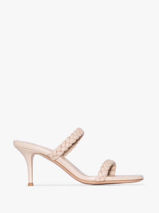 Neutral Grossi 70 Leather Sandals