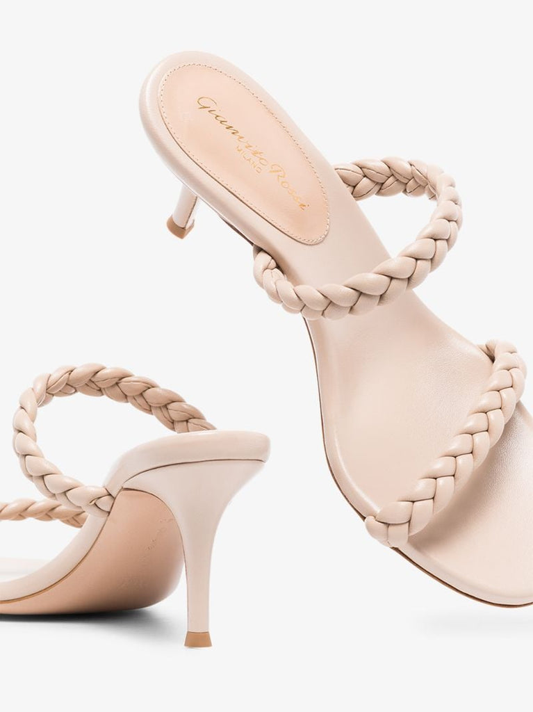 Neutral Grossi 70 Leather Sandals