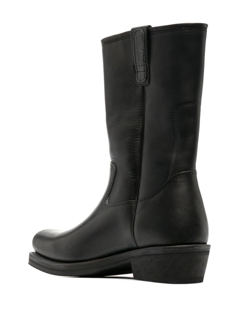 Black Leather Boots