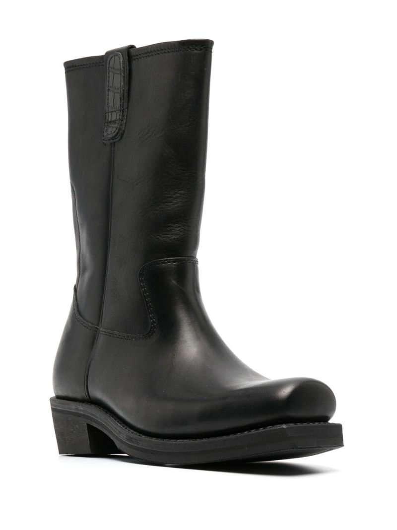Black Leather Boots