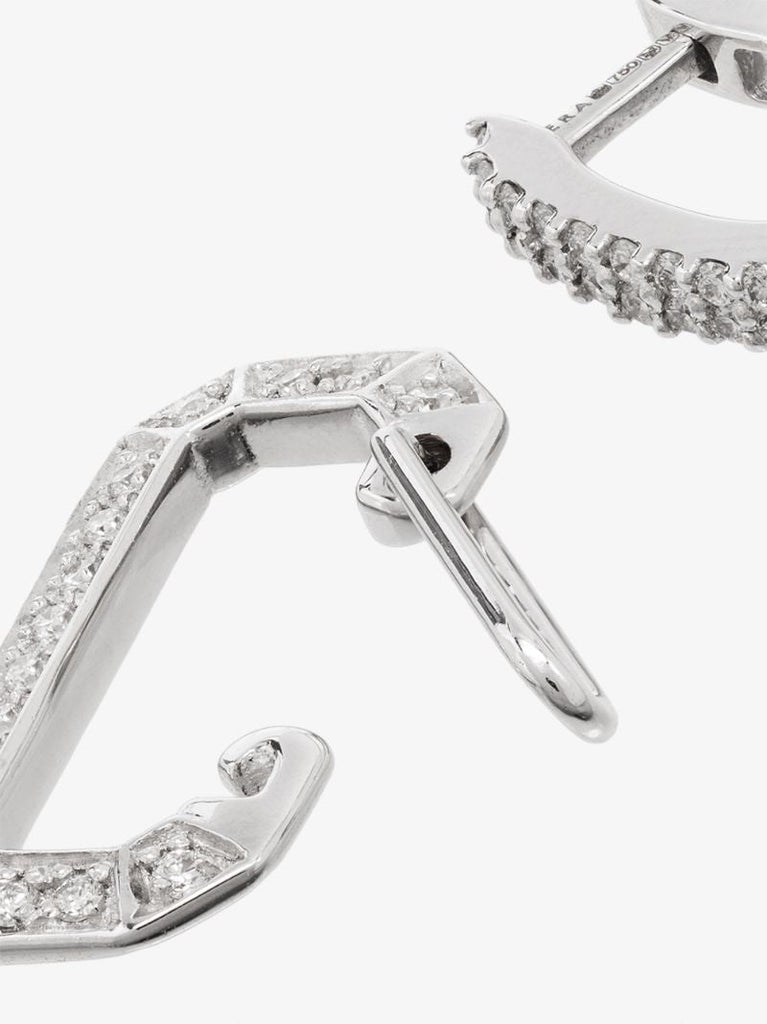 18k White Gold Chiara Small Diamond Earring