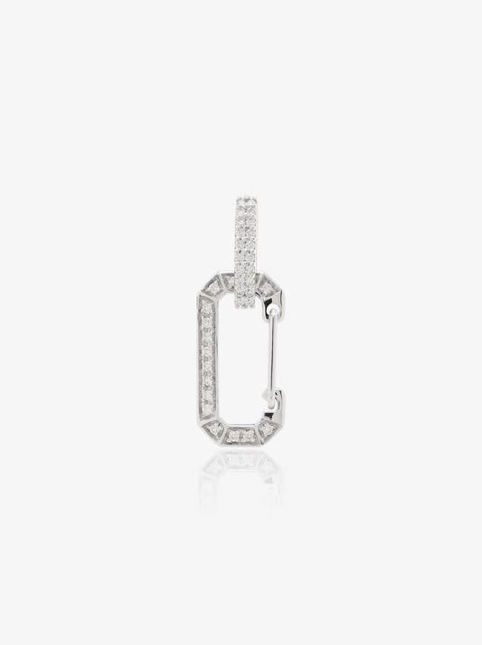 18k White Gold Chiara Small Diamond Earring