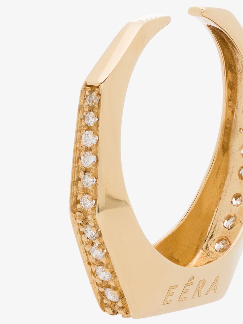 18k Yellow Gold Sabrina Diamond Ear Cuff