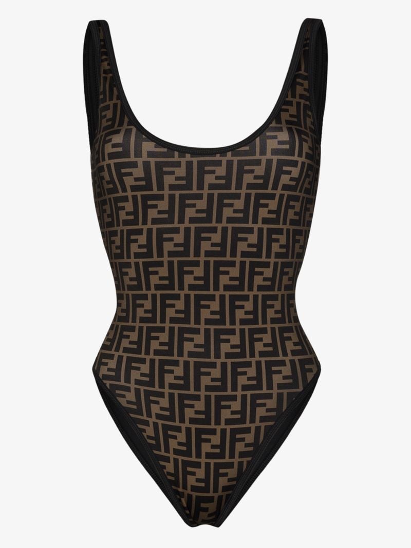 Ff Motif Reversible Swimsuit