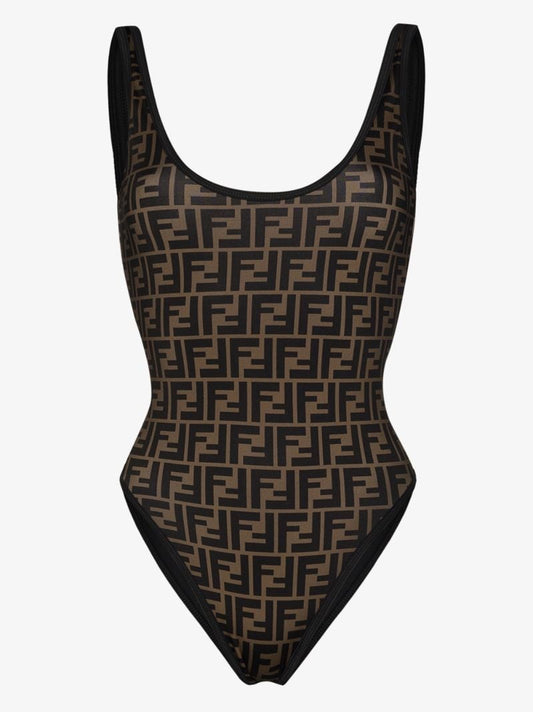 Ff Motif Reversible Swimsuit